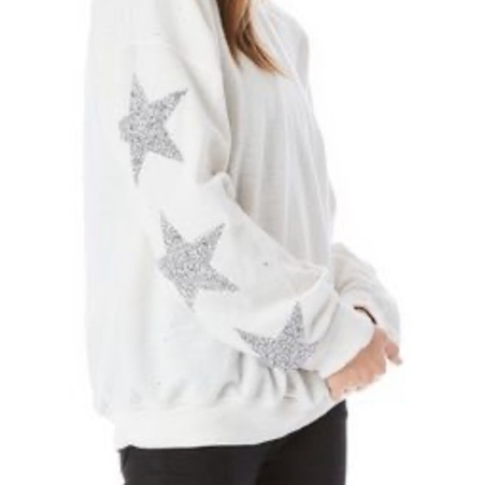 LF/Carmar Denim Star Patch Pullover Sweatshirt